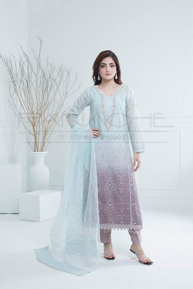 Panache | Pret | Frost And Blossom by Maria Faisal - Registered Vendor of : Panache By Mona - type : Ladies Clothes - 100% original wedding dresses