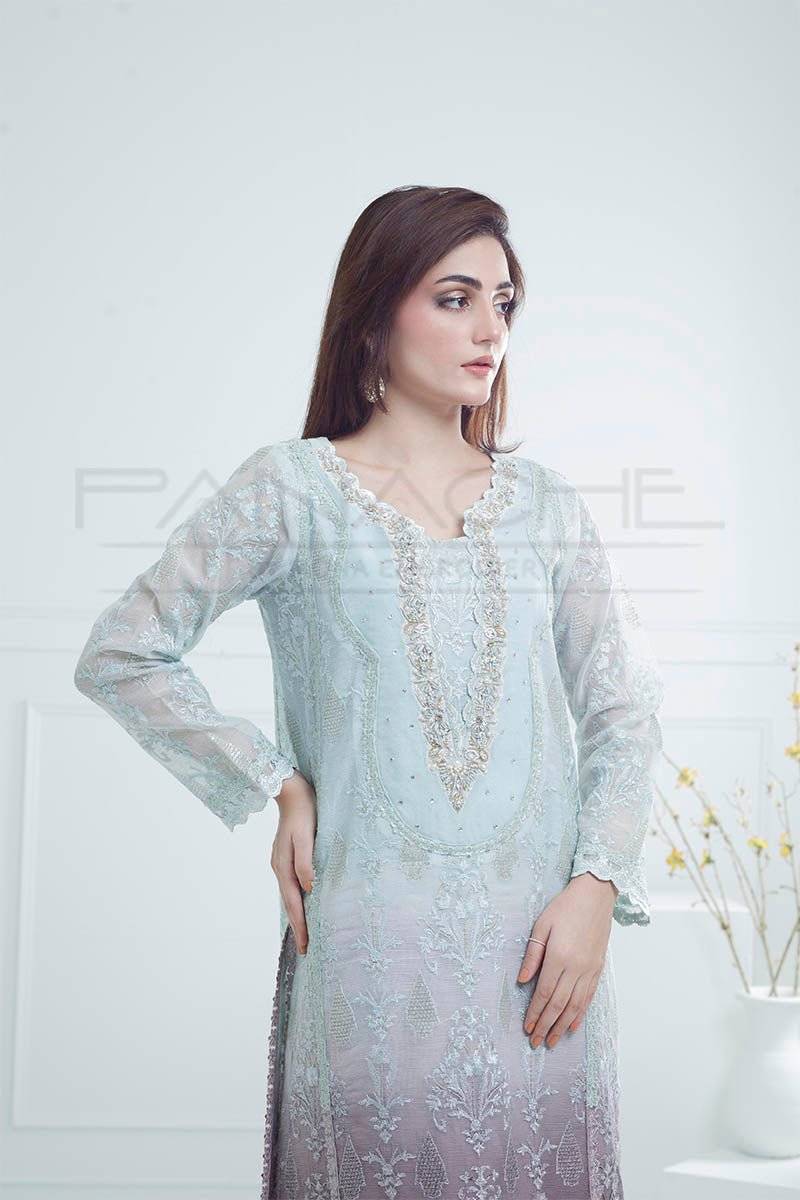 Panache | Pret | Frost And Blossom by Maria Faisal - Registered Vendor of : Panache By Mona - type : Ladies Clothes - 100% original wedding dresses