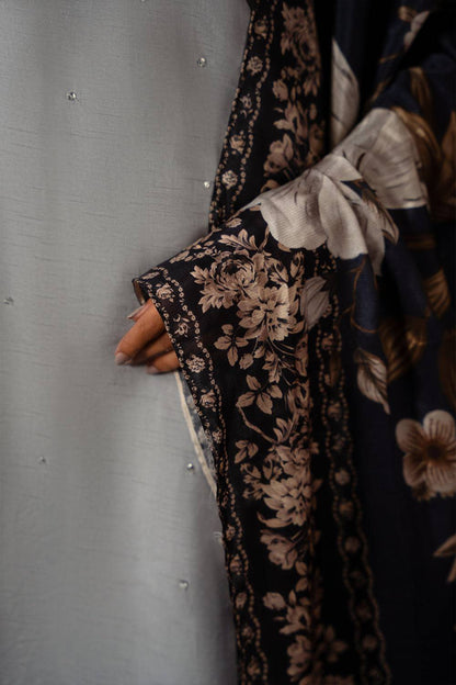 Saira Rizwan | Dahini Silk Pret | SWAN - SRLP04-25 by Maria Faisal - Registered Vendor of : Saira Rizwan - type : Ladies Clothes - 100% original wedding dresses