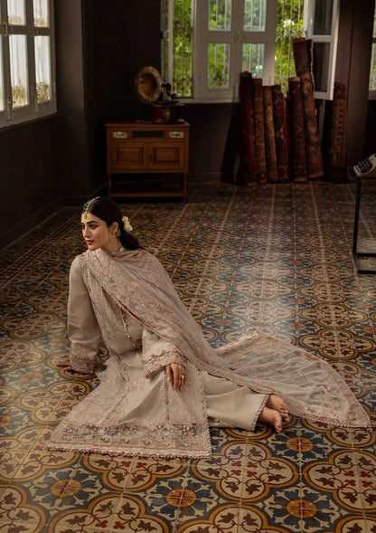 Kahf Premium | Kahf Karandi 25 | KKH - 07 BALI - is Coffee dress from Kahf Premium - Ladies Clothes - Maria Faisal