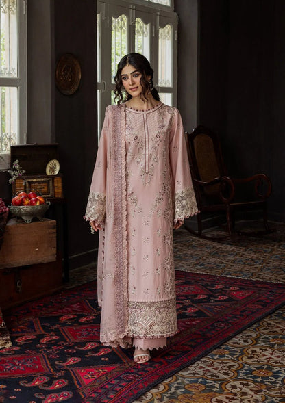 Kahf Premium | Kahf Karandi 25 | KKH - 08 ROSABELLE - is Light Pink dress from Kahf Premium - Ladies Clothes - Maria Faisal