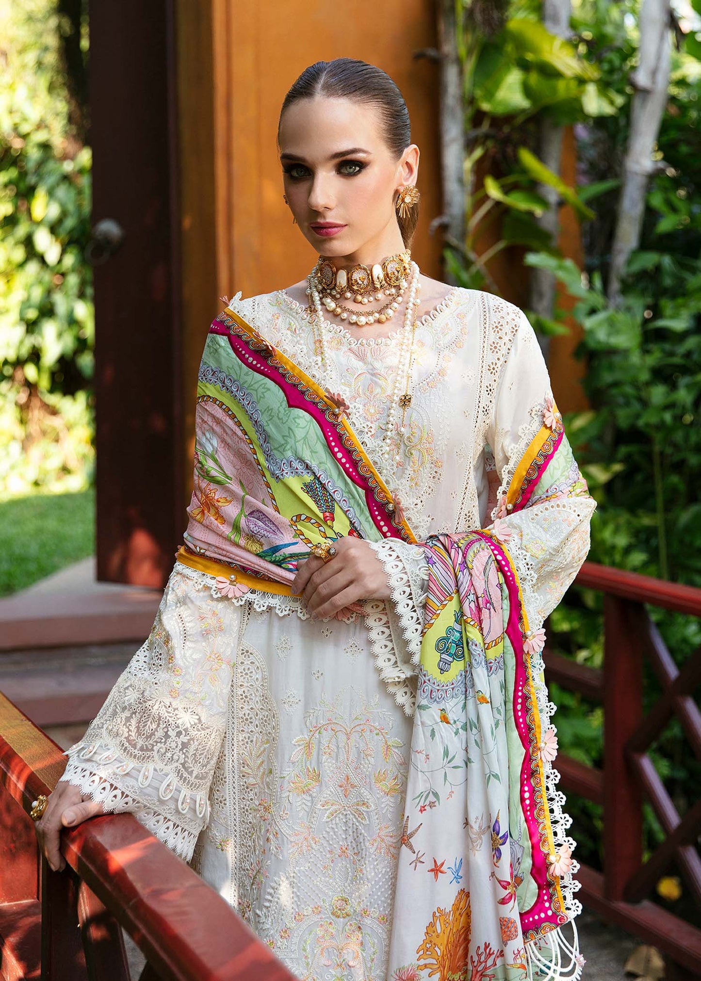 Kanwal Malik | Sareen Luxury Lawn 24 | Daisy - Ladies Clothes - Maria Faisal