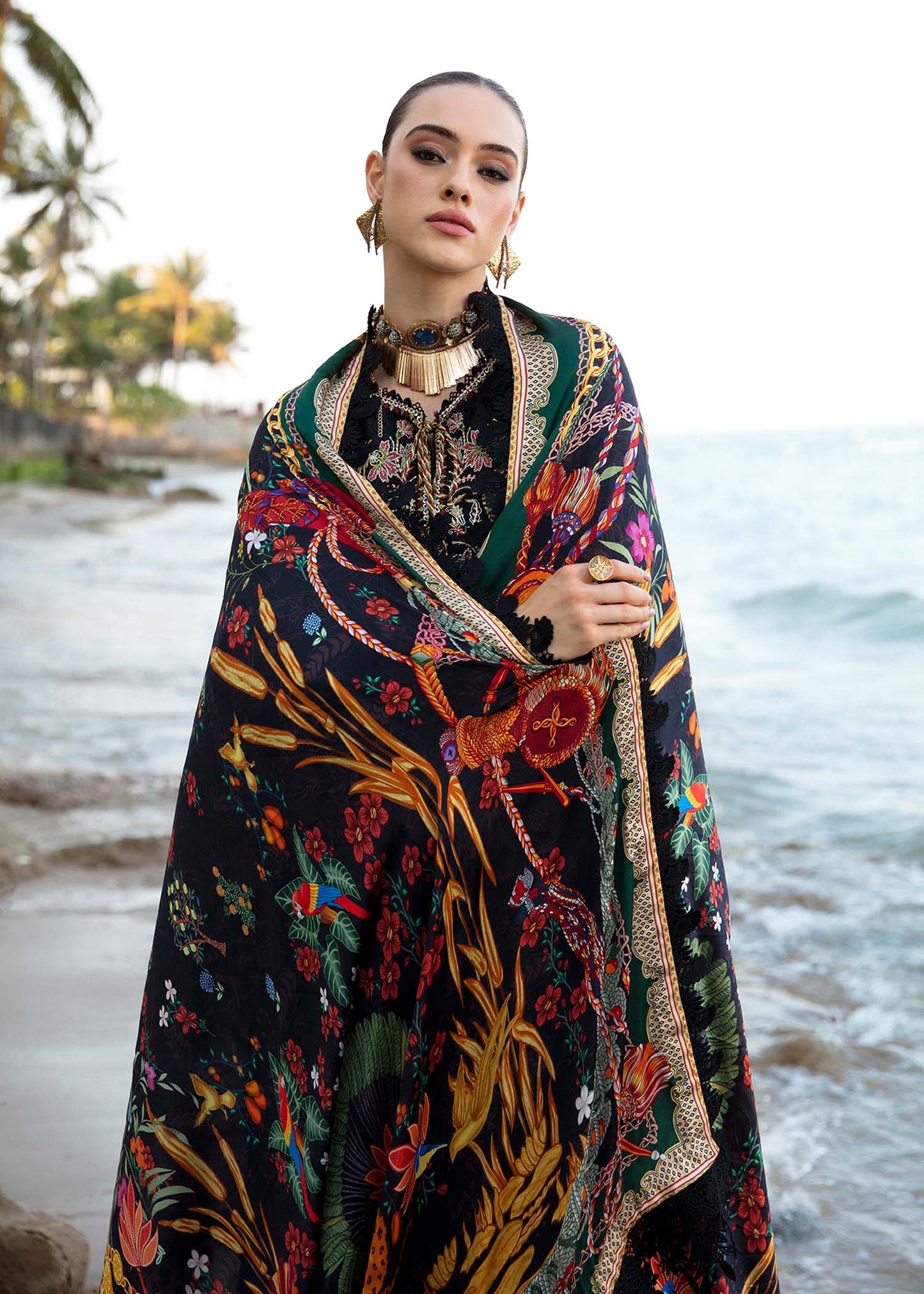 Kanwal Malik | Sareen Luxury Lawn 24 | Gloria - Ladies Clothes - Maria Faisal