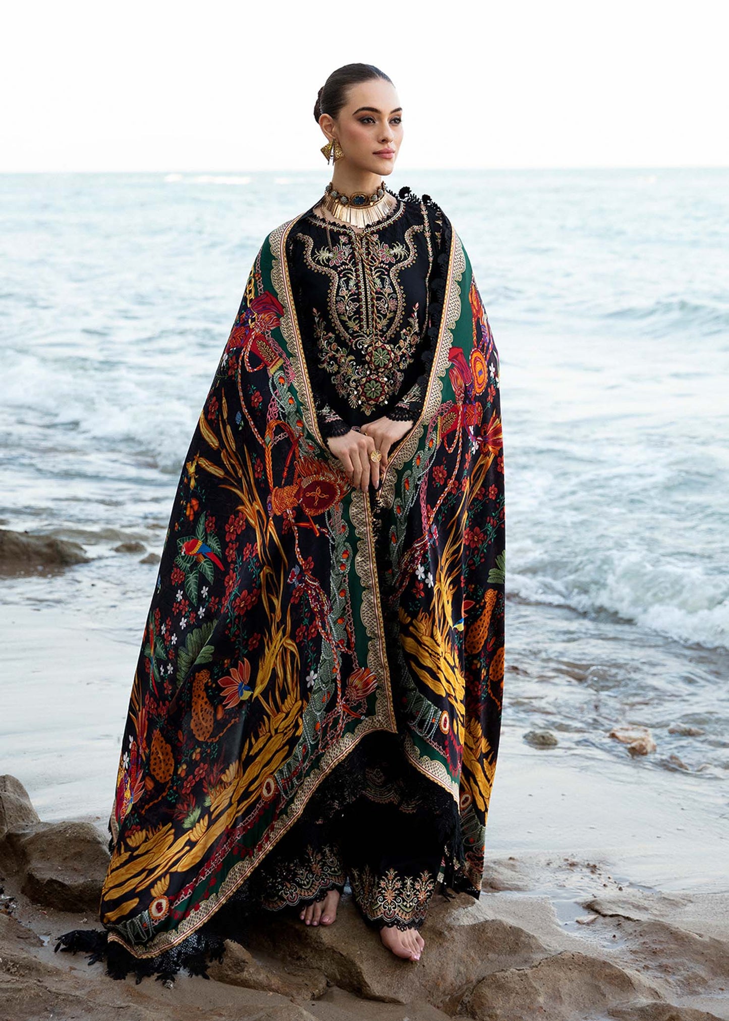 Kanwal Malik | Sareen Luxury Lawn 24 | Gloria - Ladies Clothes - Maria Faisal