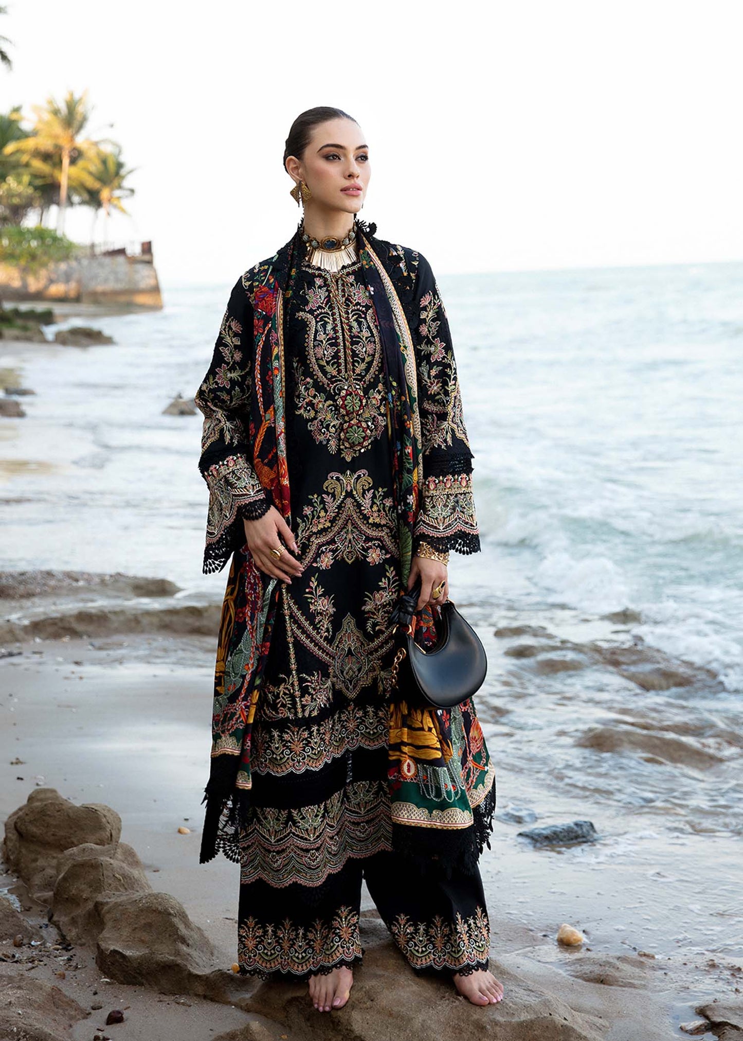 Kanwal Malik | Sareen Luxury Lawn 24 | Gloria - Ladies Clothes - Maria Faisal