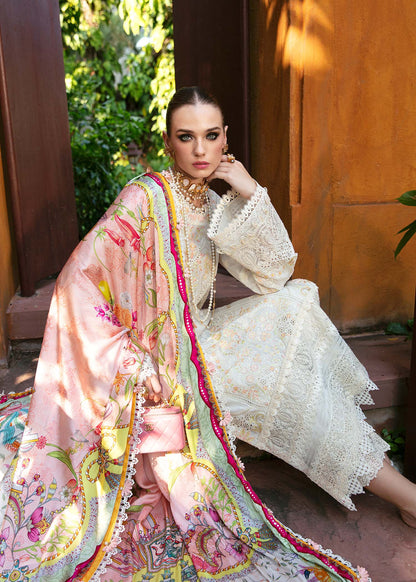 Kanwal Malik | Sareen Luxury Lawn 24 | Daisy - Ladies Clothes - Maria Faisal