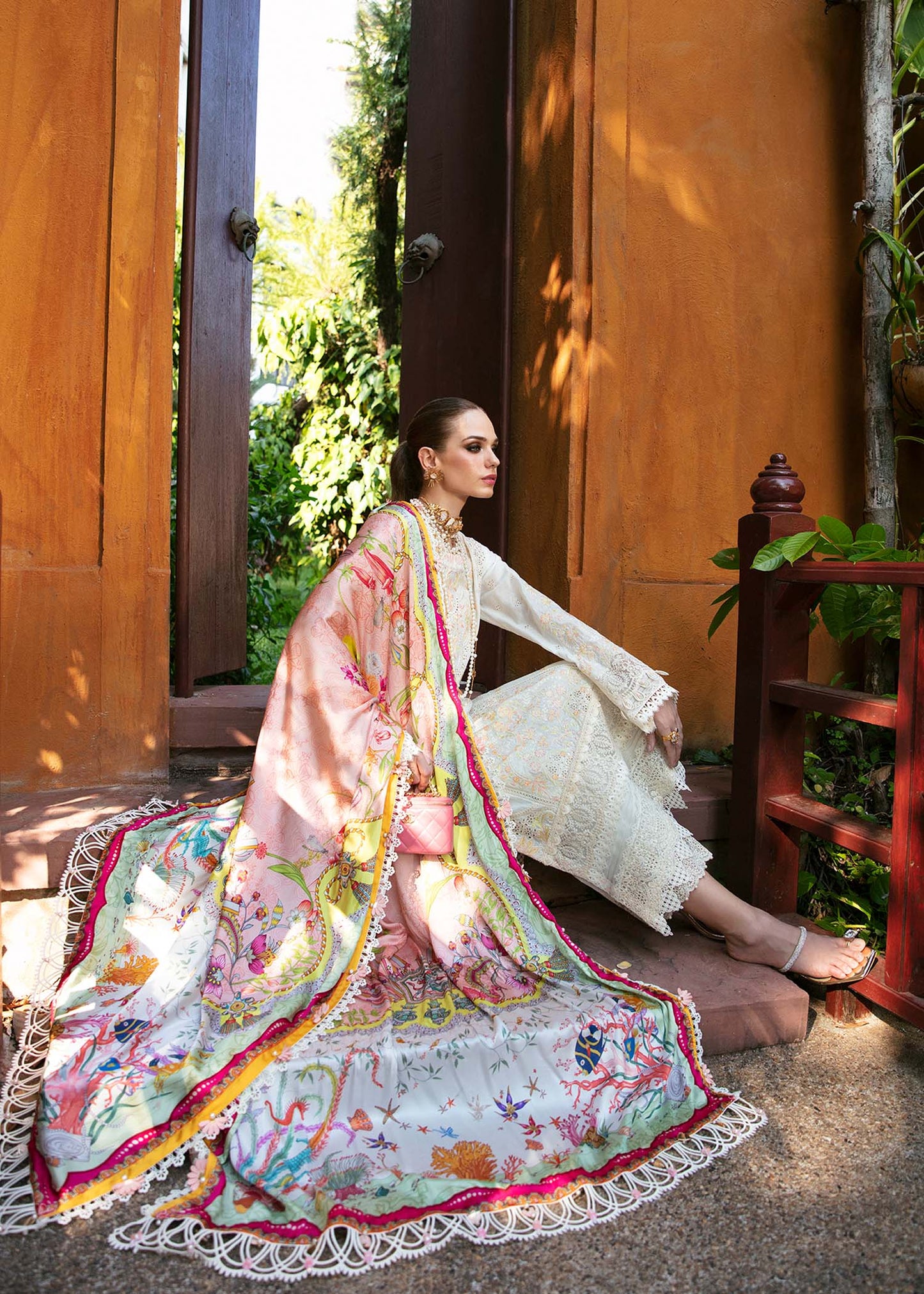 Kanwal Malik | Sareen Luxury Lawn 24 | Daisy - Ladies Clothes - Maria Faisal