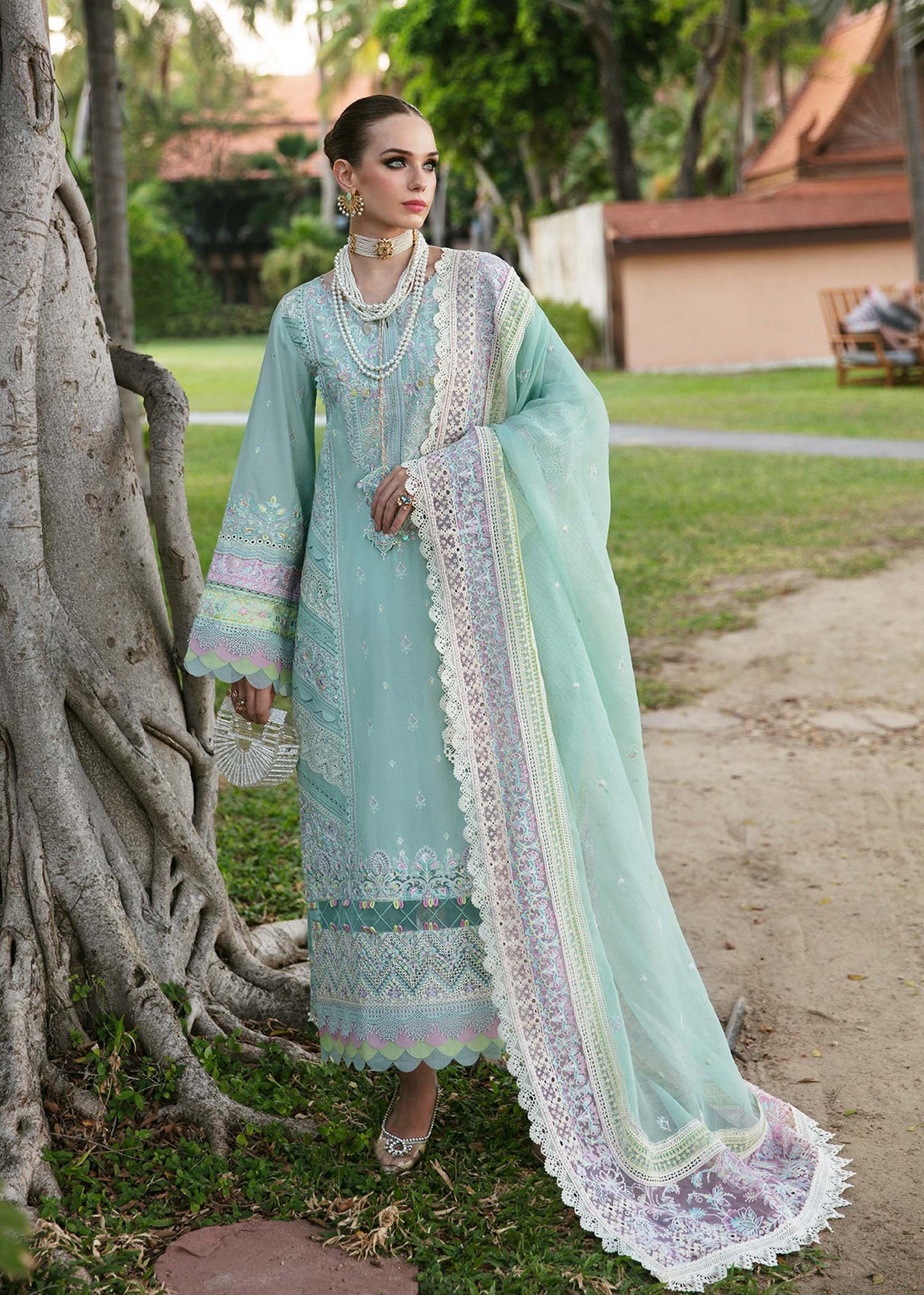 Kanwal Malik | Sareen Luxury Lawn 24 | Camilla - Ladies Clothes - Maria Faisal