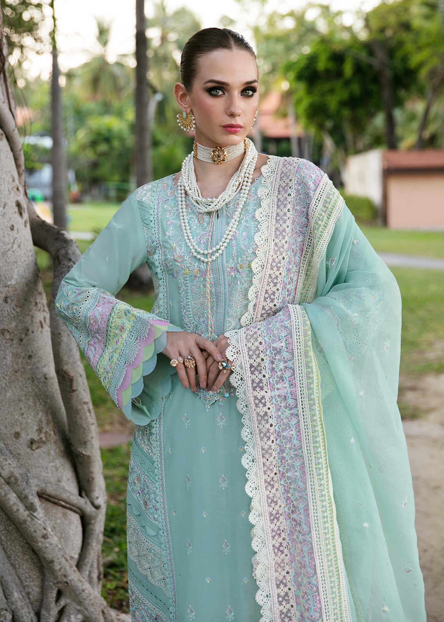 Kanwal Malik | Sareen Luxury Lawn 24 | Camilla - Ladies Clothes - Maria Faisal