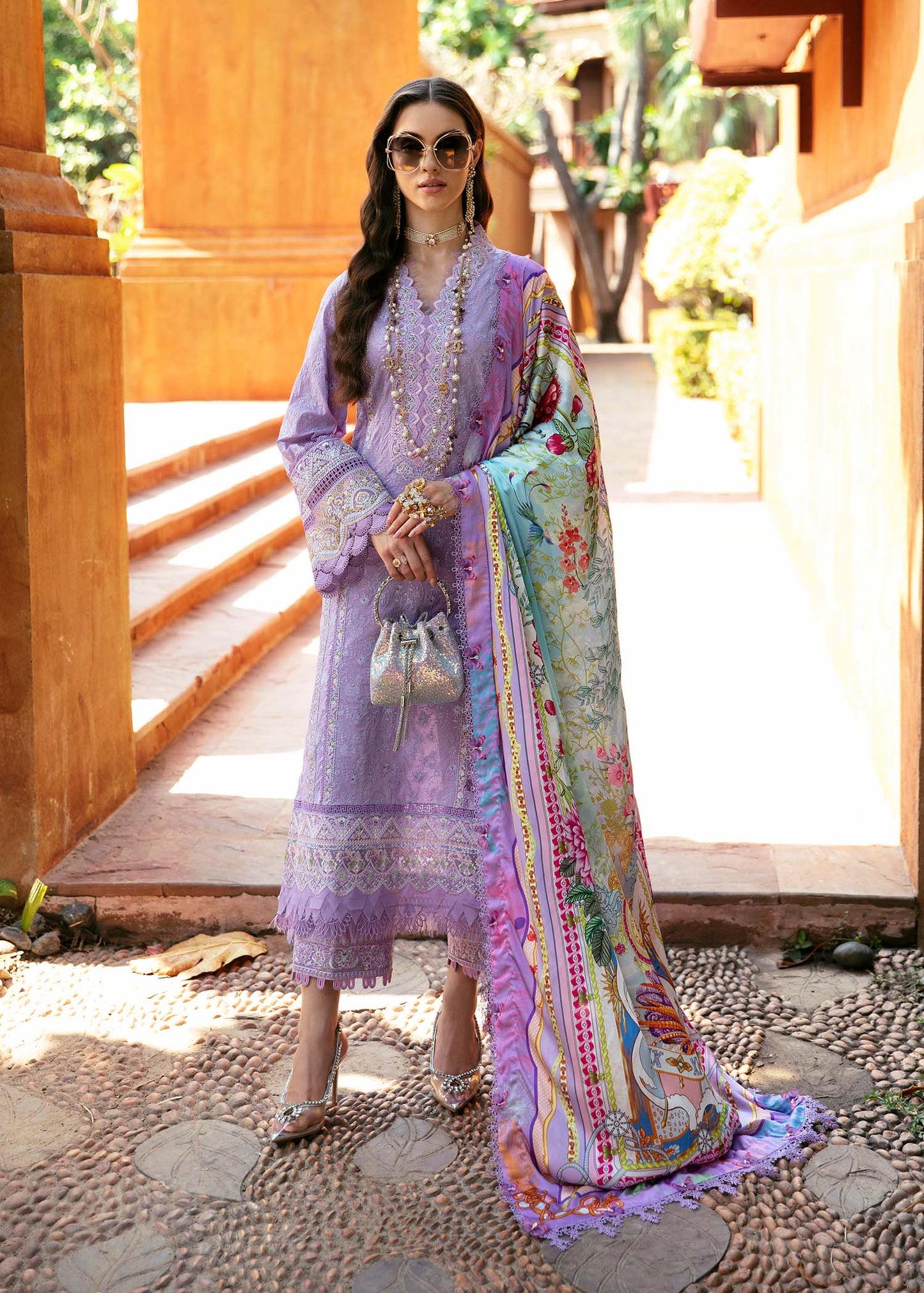 Kanwal Malik | Sareen Luxury Lawn 24 | Capri - Ladies Clothes - Maria Faisal