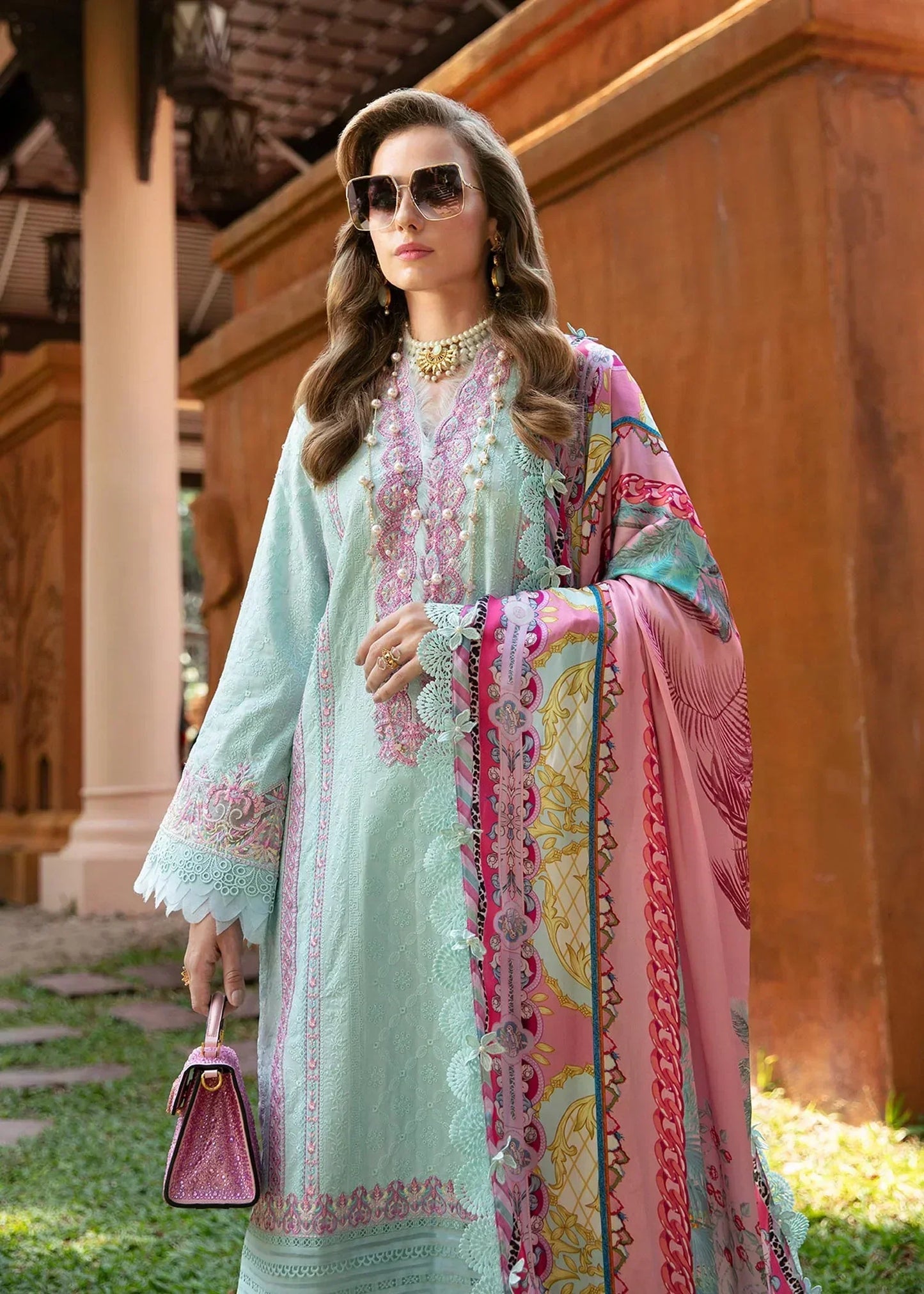 Kanwal Malik | Sareen Luxury Lawn 24 | Lilly - Wedding Dress - Maria Faisal