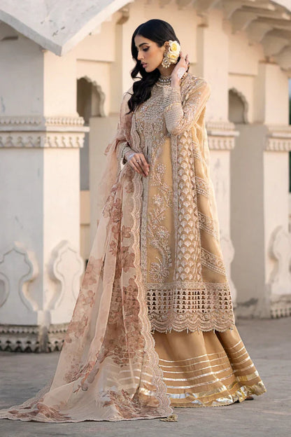 Ittehad | Dilruba Wedding Formals | ESDR78-SUT-BGE - Ladies Clothes 