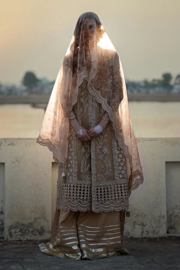Ittehad | Dilruba Wedding Formals | ESDR78-SUT-BGE - Ladies Clothes 
