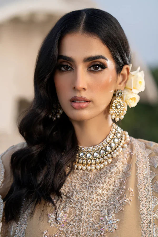 Ittehad | Dilruba Wedding Formals | ESDR78-SUT-BGE - Ladies Clothes 