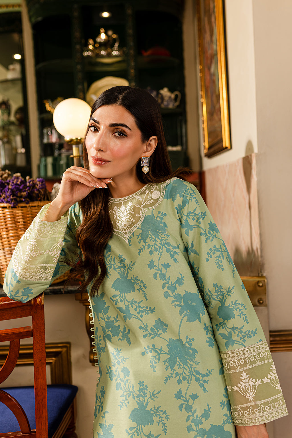 Vanya | Co Ords | CO-71 - Casual Dress - available at Maria Faisal in UK and USA.