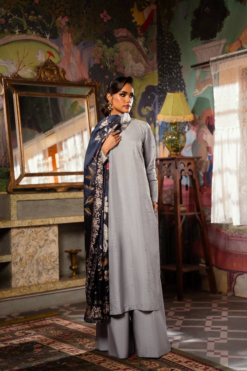 Saira Rizwan | Dahini Silk Pret | SWAN - SRLP04-25 by Maria Faisal - Registered Vendor of : Saira Rizwan - type : Ladies Clothes - 100% original wedding dresses