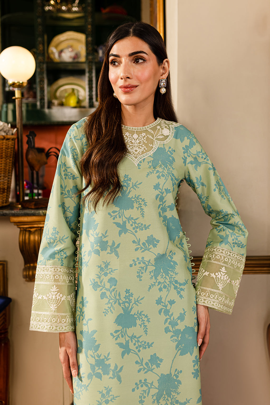 Vanya | Co Ords | CO-71 - Casual Dress - available at Maria Faisal in UK and USA.