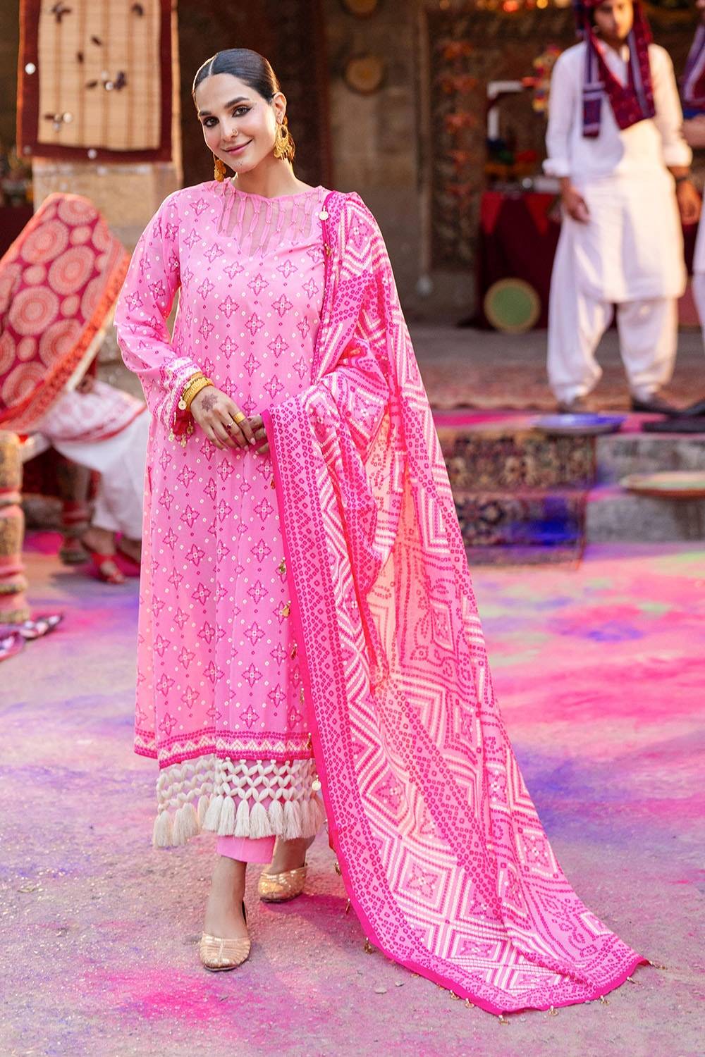 Gul Ahmed | Chunri Lawn 25 | CL-42315 B by Maria Faisal - Registered Vendor of : Gul Ahmed - type : Ladies Clothes - 100% original wedding dresses