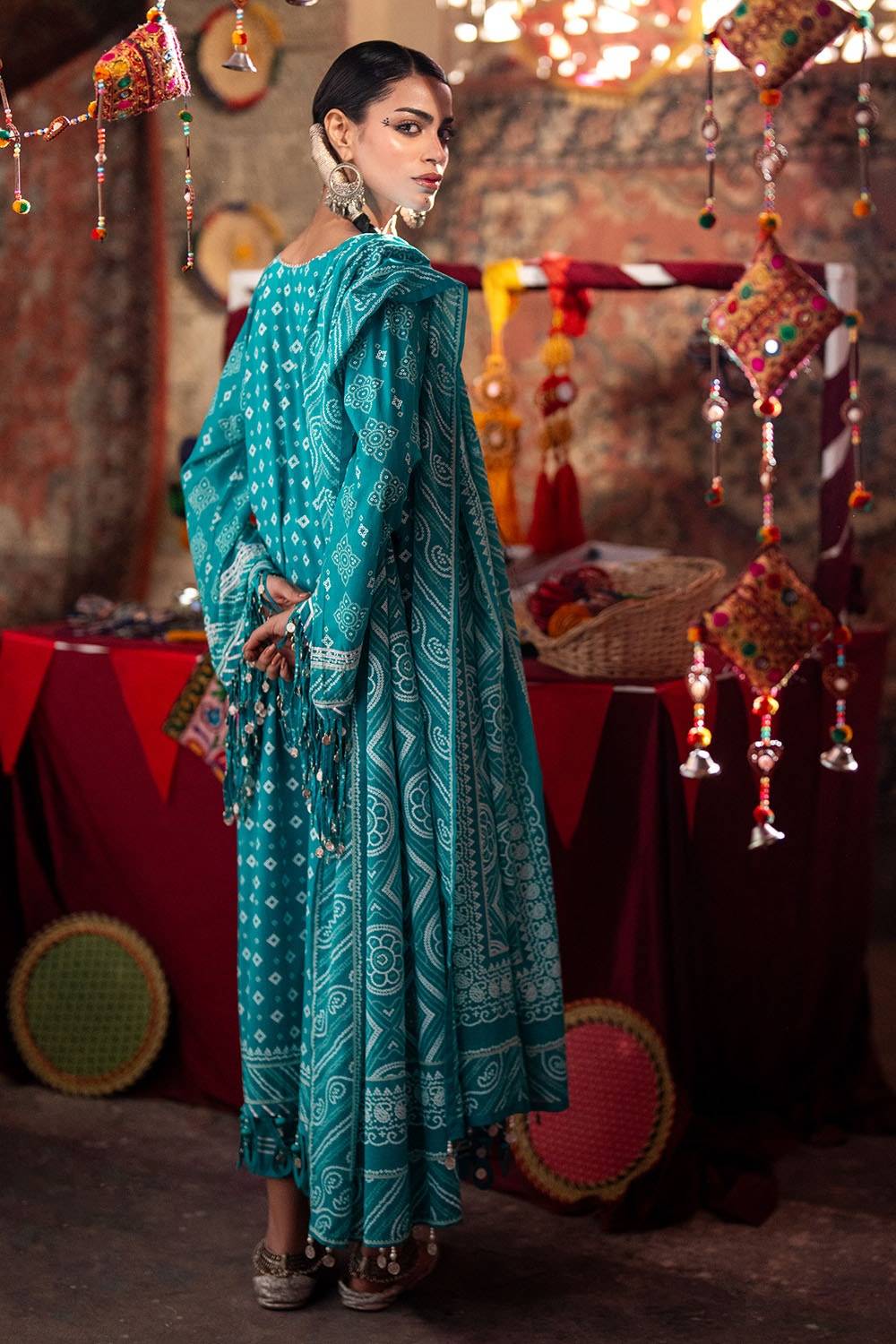 Gul Ahmed | Chunri Lawn 25 | CL-52178 B by Maria Faisal - Registered Vendor of : Gul Ahmed - type : Ladies Clothes - 100% original wedding dresses