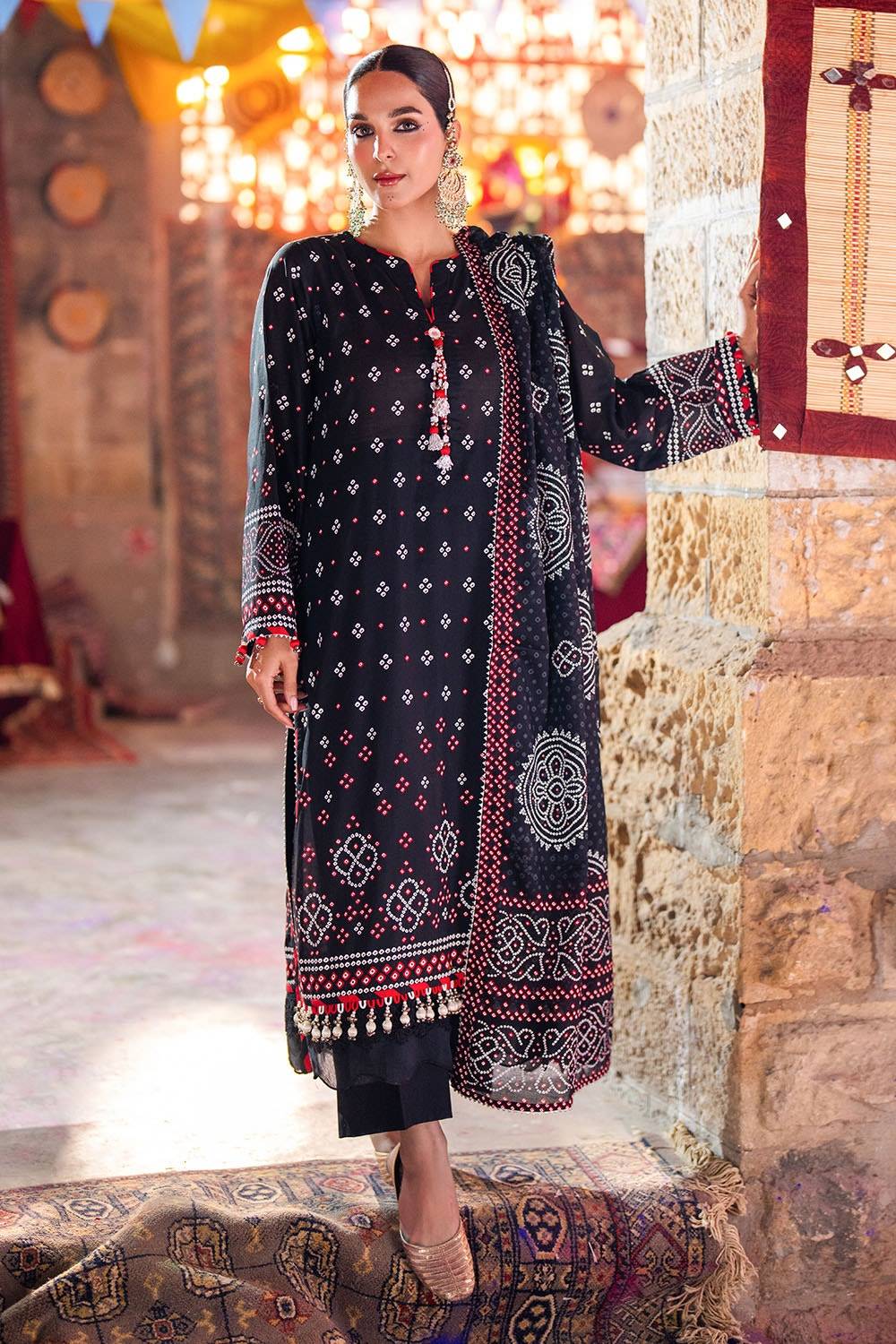 Gul Ahmed | Chunri Lawn 25 | CL-52171 A by Maria Faisal - Registered Vendor of : Gul Ahmed - type : Ladies Clothes - 100% original wedding dresses