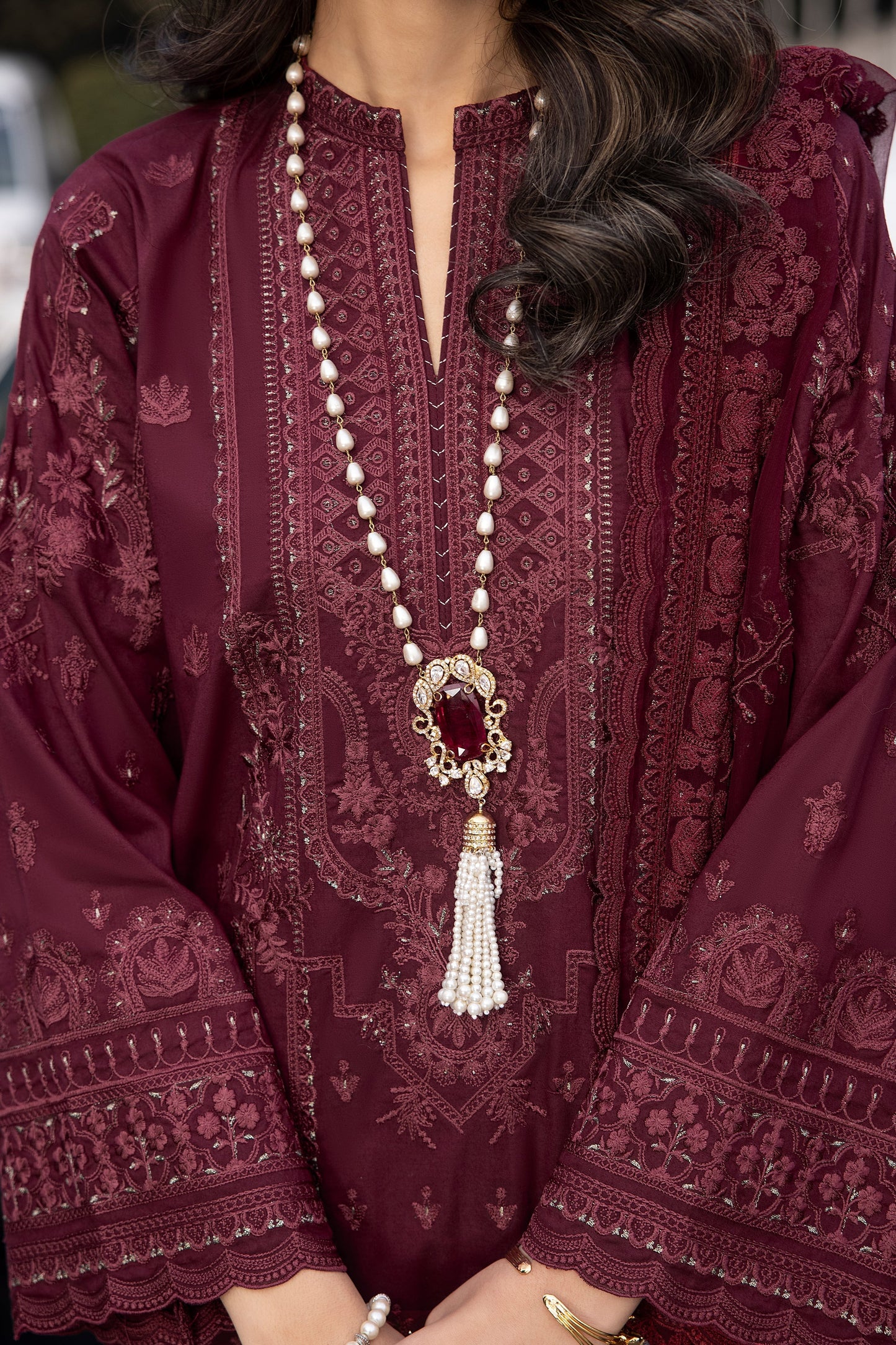 LSM | Spring Embroidered 24 | A-10 - Ladies Clothes 