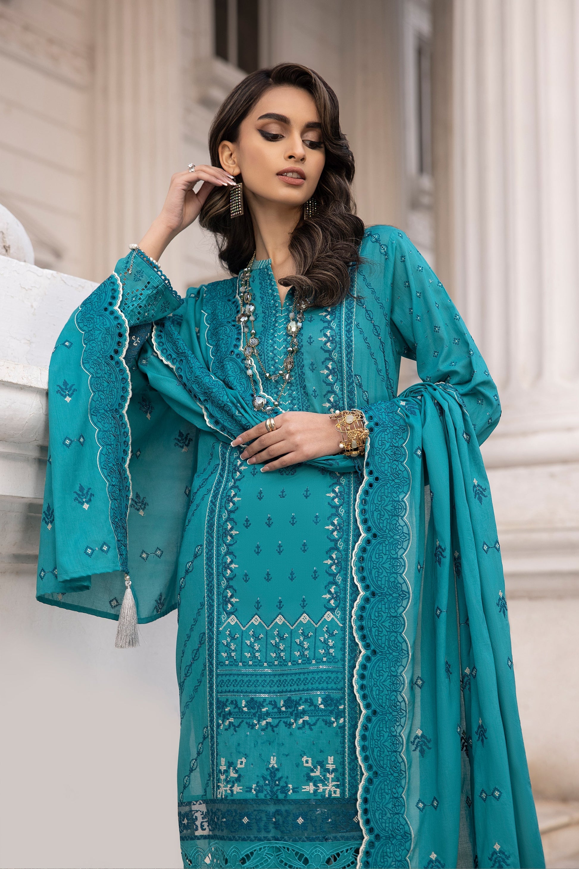 LSM | Spring Embroidered 24 | A-5 - Ladies Clothes 