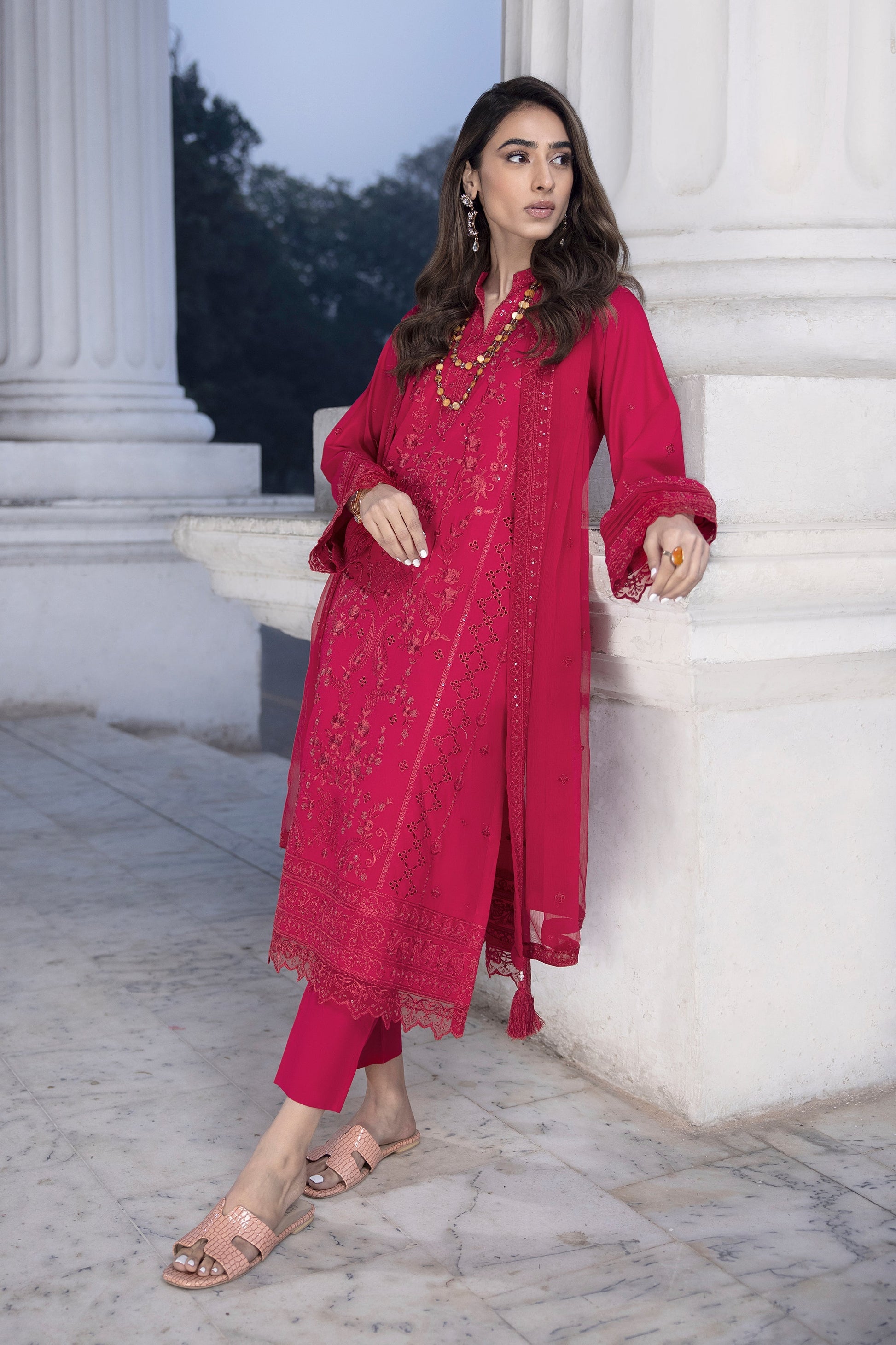 LSM | Spring Embroidered 24 | A-15 - Ladies Clothes 