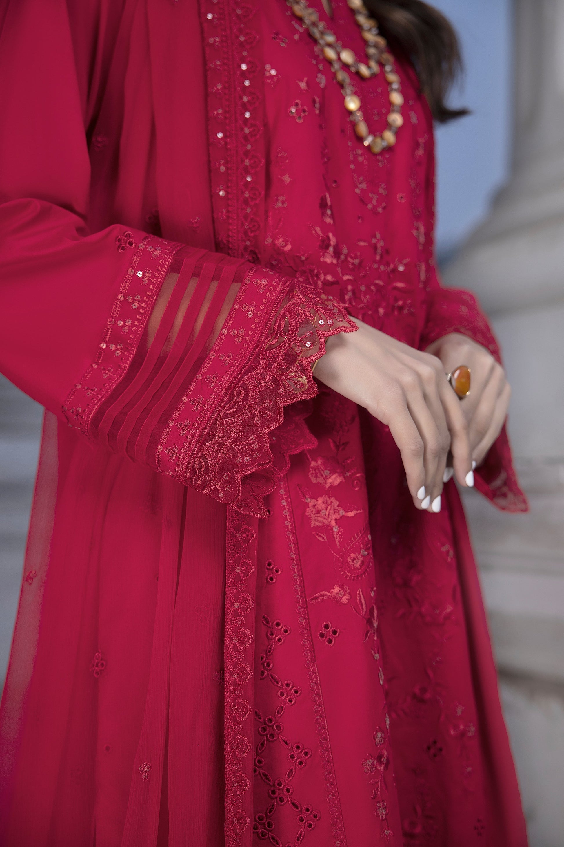 LSM | Spring Embroidered 24 | A-15 - Ladies Clothes 
