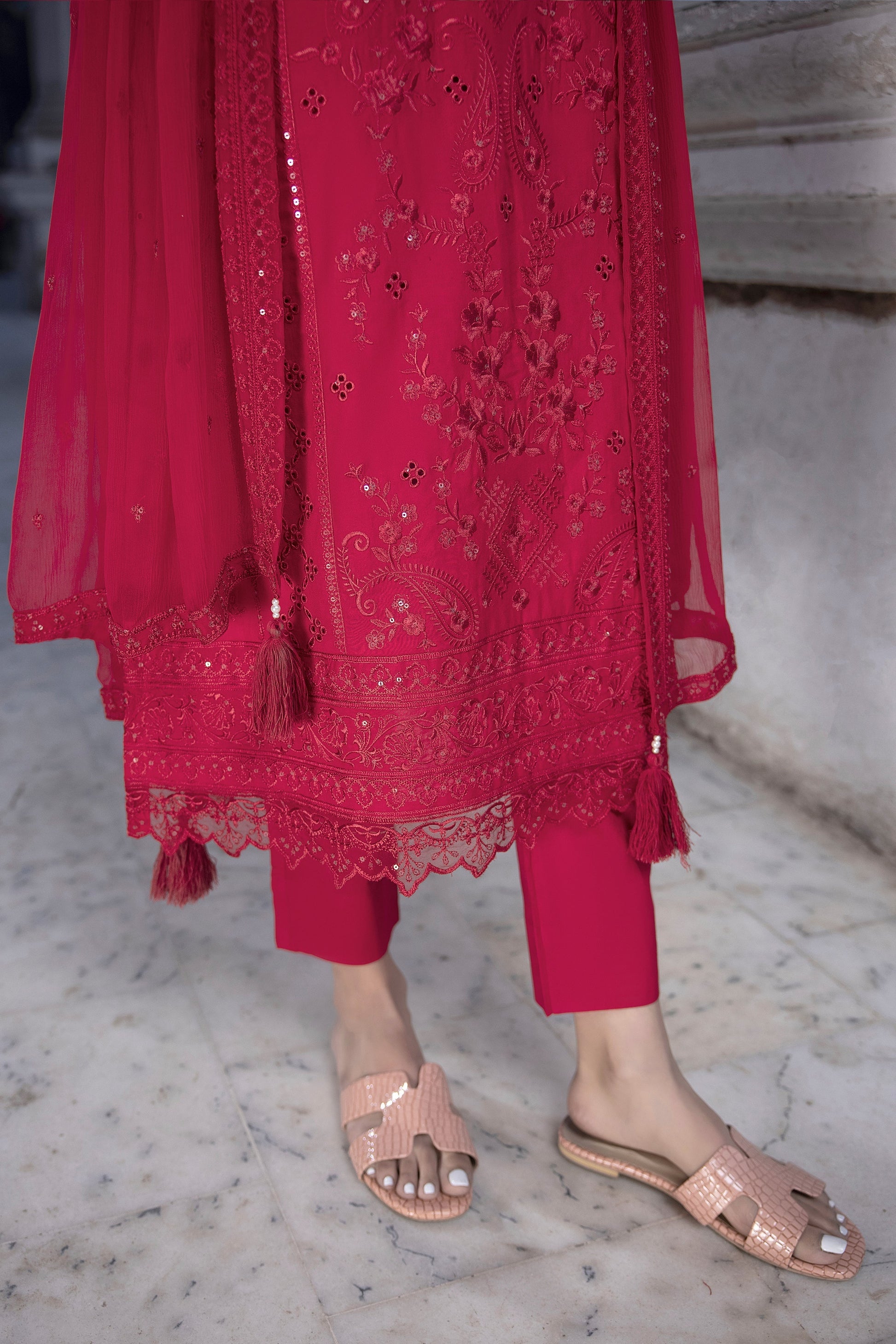 LSM | Spring Embroidered 24 | A-15 - Ladies Clothes 
