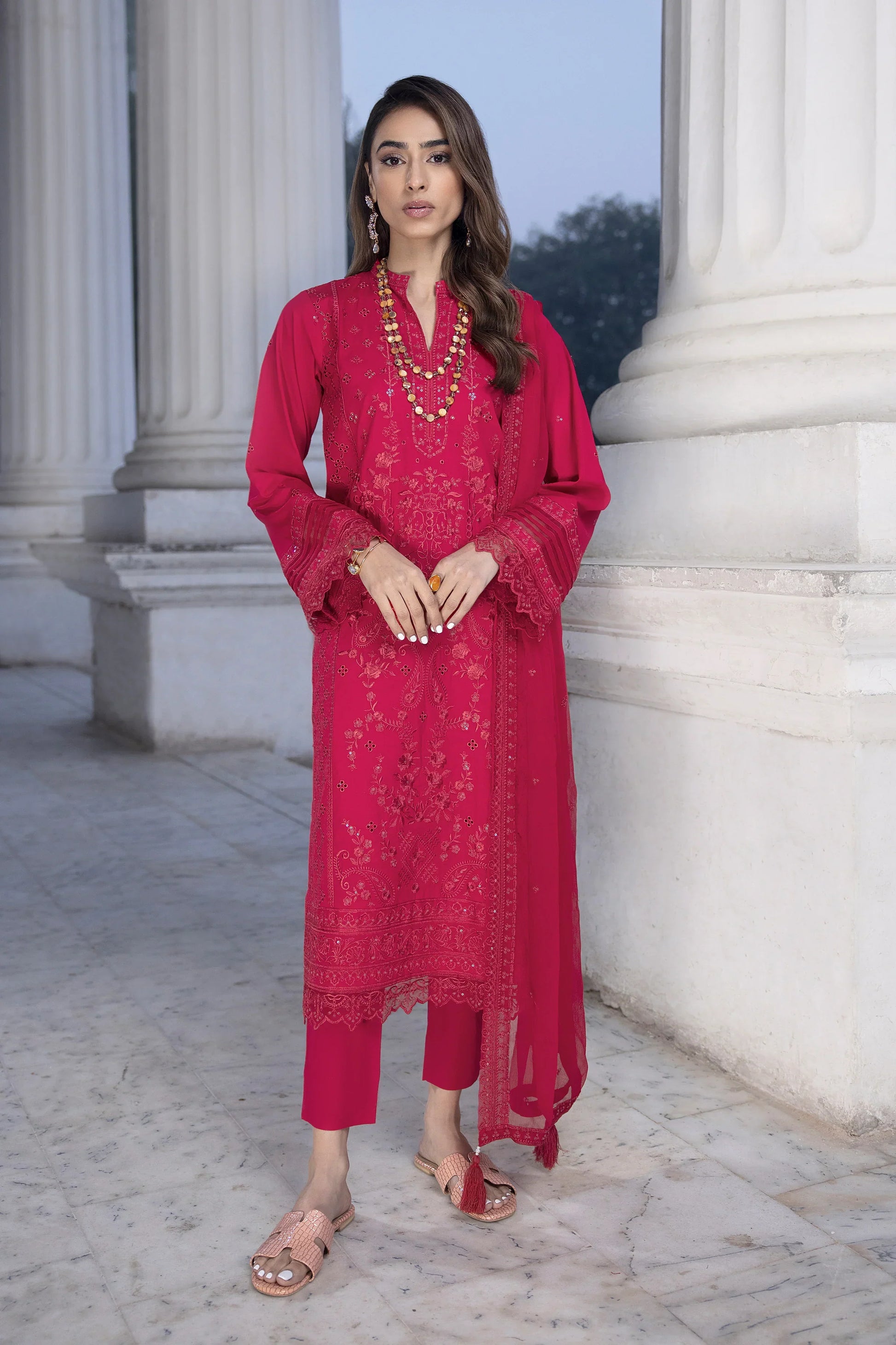 LSM | Spring Embroidered 24 | A-15 - Ladies Clothes 