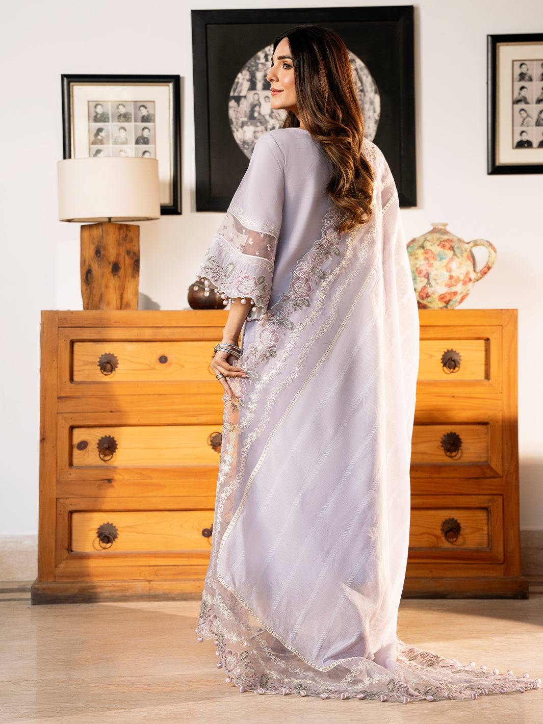 Izel | Mahveen Festive Lawn 25 | LAMIA by Maria Faisal - Registered Vendor of : Izel - type : Ladies Clothes - 100% original wedding dresses