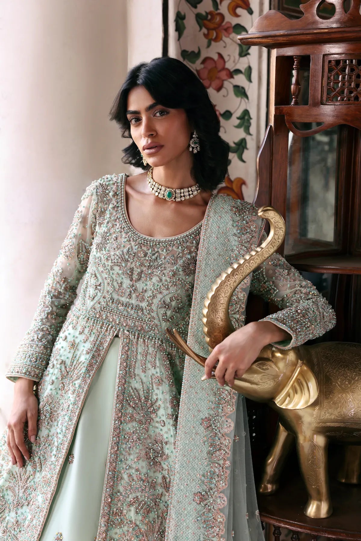 Waqas Shah | Vyah Diyan Tyaariyan 26 | Laila - Formal Dress - available at Maria Faisal in UK and USA.