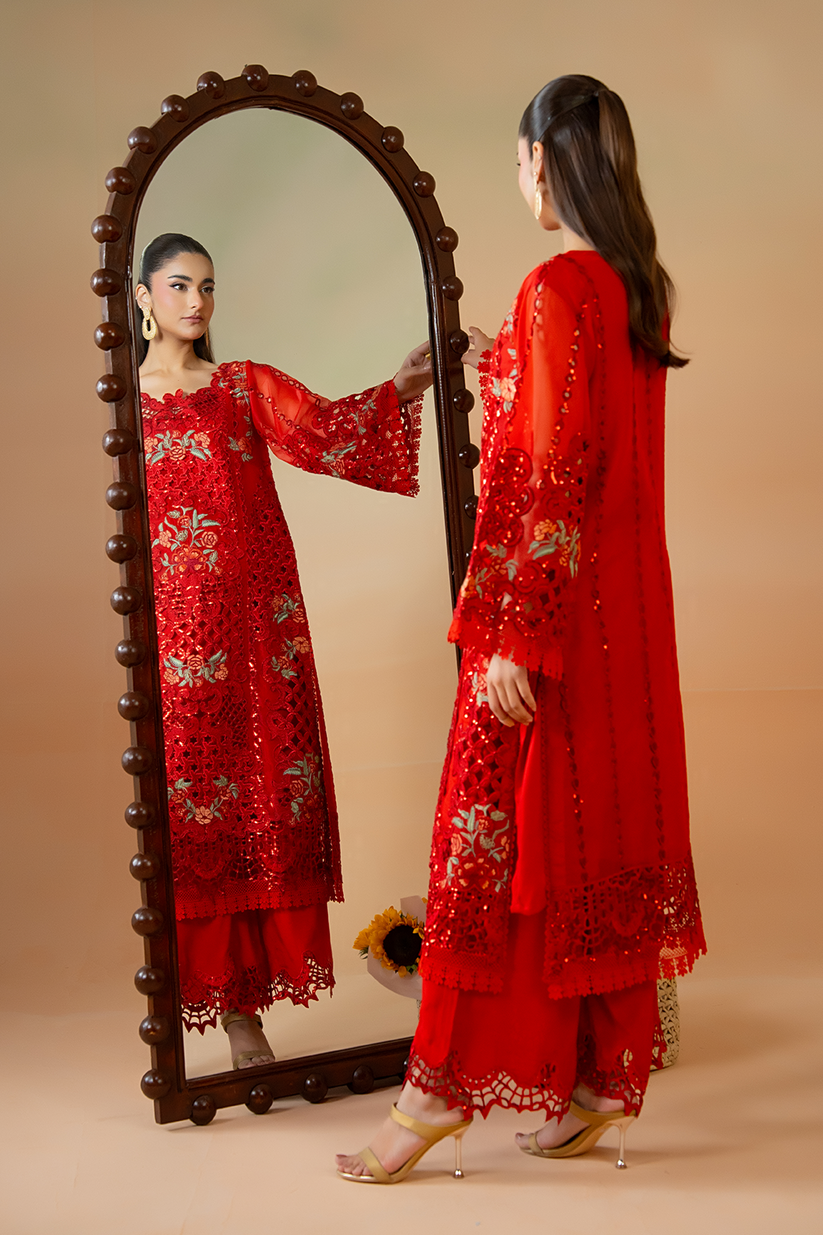 Saad Shaikh | Cutwork 26 | Lavinia - Luxury Dress - available at Maria Faisal in UK and USA.