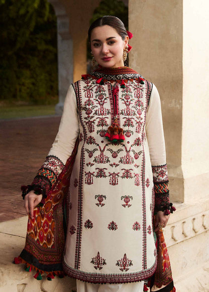 Hussain Rehar | SS Lawn 24 | Fawn - Waniyas