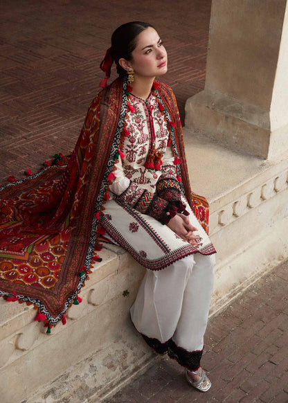 Hussain Rehar | SS Lawn 24 | Fawn - Waniyas