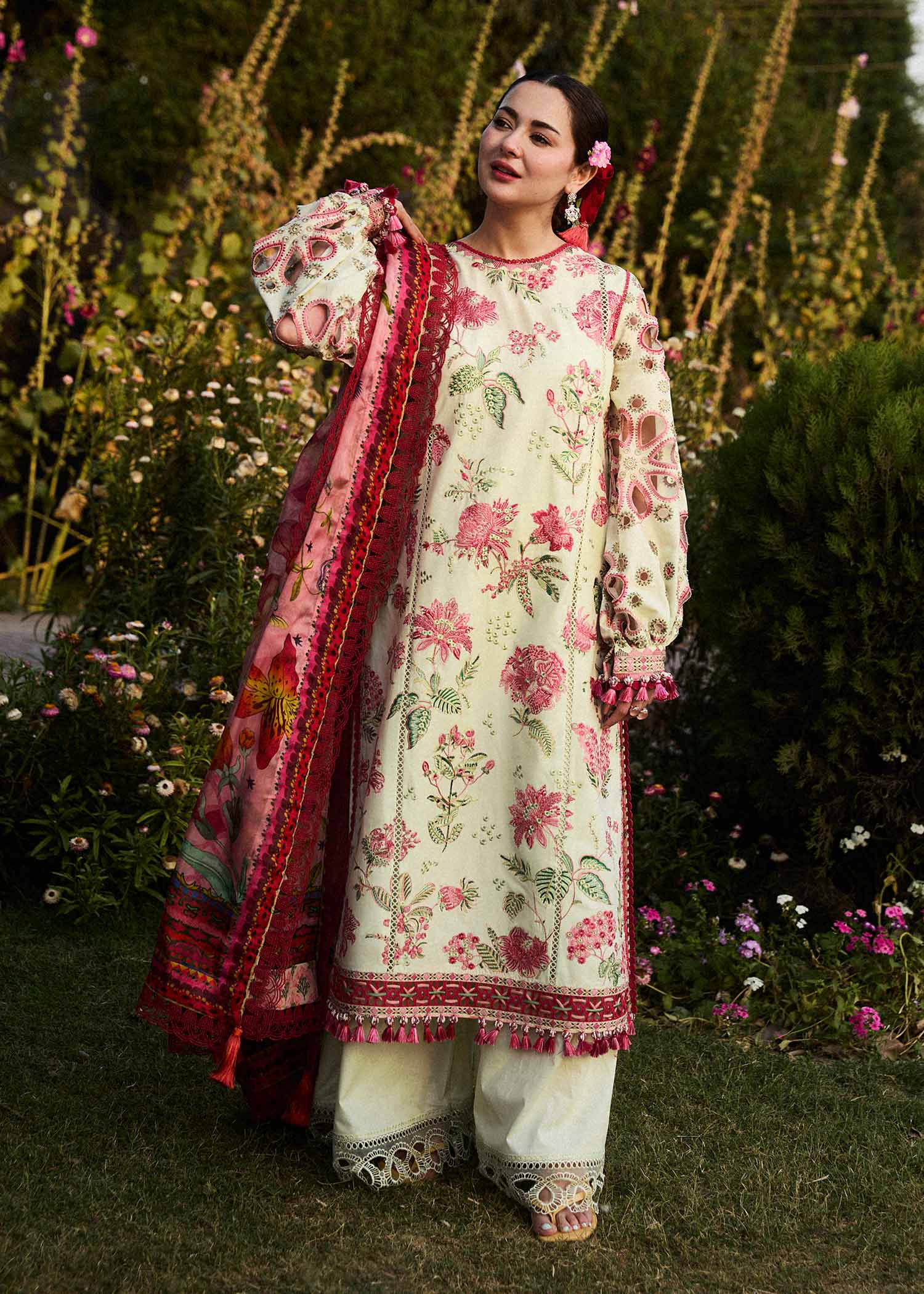 Hussain Rehar | SS Lawn 24 | Gleam - Waniyas