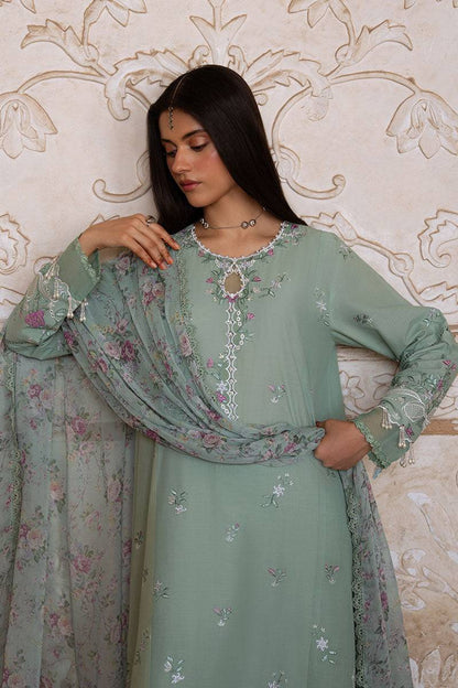 Cross Stitch | Eid Lawn Edit 25 | SAGE GRACE by Maria Faisal - Registered Vendor of : Cross Stitch - type : Ladies Clothes - 100% original wedding dresses