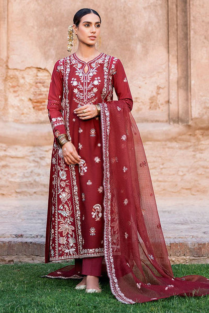 Cross Stitch | Eid Lawn Edit 25 | ROUGE ZEST by Maria Faisal - Registered Vendor of : Cross Stitch - type : Ladies Clothes - 100% original wedding dresses