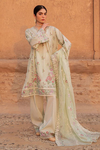 Cross Stitch | Eid Lawn Edit 25 | CITRINE AURA by Maria Faisal - Registered Vendor of : Cross Stitch - type : Ladies Clothes - 100% original wedding dresses