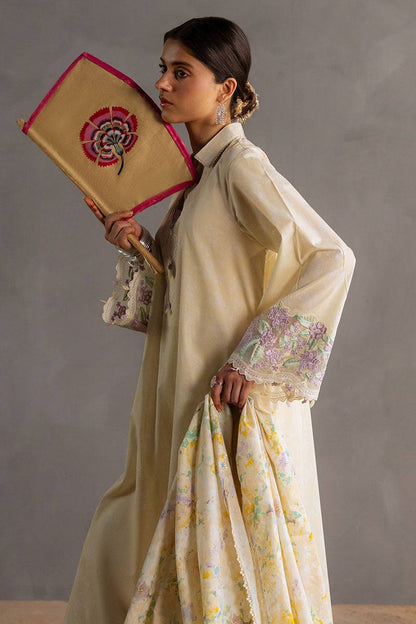 Cross Stitch | Eid Lawn Edit 25 | SUNSHINE GLOW by Maria Faisal - Registered Vendor of : Cross Stitch - type : Ladies Clothes - 100% original wedding dresses