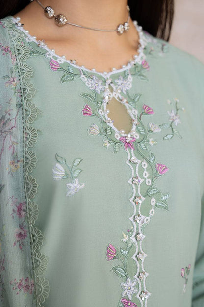 Cross Stitch | Eid Lawn Edit 25 | SAGE GRACE by Maria Faisal - Registered Vendor of : Cross Stitch - type : Ladies Clothes - 100% original wedding dresses