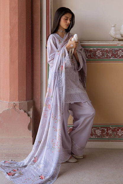 Cross Stitch | Eid Lawn Edit 25 | VIOLET POSY by Maria Faisal - Registered Vendor of : Cross Stitch - type : Ladies Clothes - 100% original wedding dresses