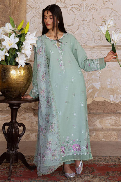 Cross Stitch | Eid Lawn Edit 25 | SAGE GRACE by Maria Faisal - Registered Vendor of : Cross Stitch - type : Ladies Clothes - 100% original wedding dresses