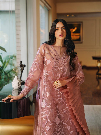 Amroz Atelier | Reveur Formals | Le Rose - Pakistani Dress - Maria Faisal