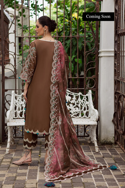 Marjjan | Lovella Winter 25 | MEV-47 B (COFFEE) - Ladies Clothes - Maria Faisal