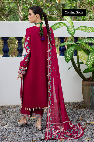 Marjjan | Lovella Winter 25 |MEV-46 A (REDDISH) - Ladies Clothes - Maria Faisal