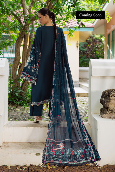 Marjjan | Lovella Winter 25 | MEV-46 B (BLUE) - Ladies Clothes - Maria Faisal