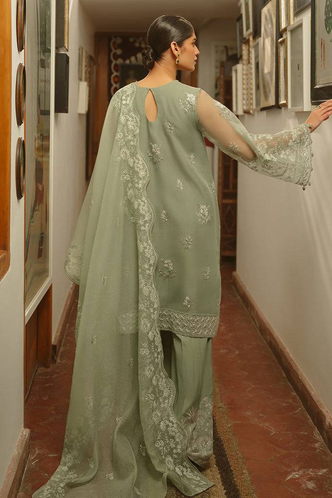 Cross Stitch | Luxe Atelier 25 | GREEN LILY by Maria Faisal - Registered Vendor of : Cross Stitch - type : Ladies Clothes - 100% original wedding dresses
