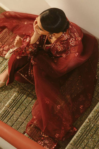 Cross Stitch | Luxe Atelier 25 | MERLOT MUSE by Maria Faisal - Registered Vendor of : Cross Stitch - type : Ladies Clothes - 100% original wedding dresses