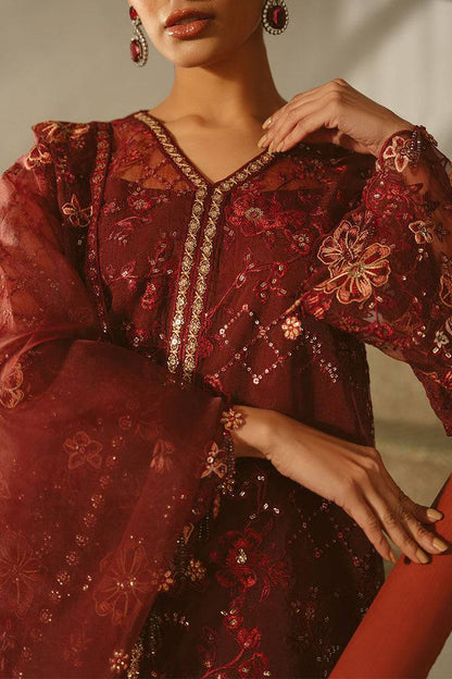 Cross Stitch | Luxe Atelier 25 | MERLOT MUSE by Maria Faisal - Registered Vendor of : Cross Stitch - type : Ladies Clothes - 100% original wedding dresses